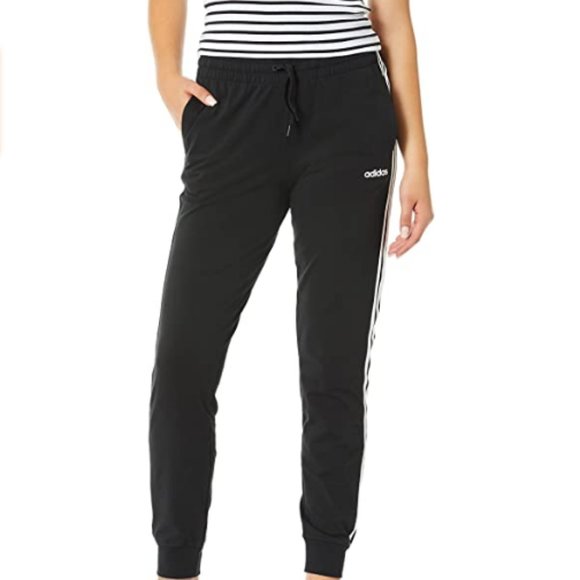 New!! adidas Women's Essentials 3-Stripes Single Jersey - Picture 1 of 3